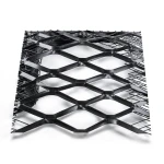 Hot Rolled Black Steel Expanded Metal Mesh Bahri 1.4 mm Thickness 2.44 m Width 5 m Length