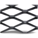 Hot Rolled Black Steel Expanded Metal Mesh Bahri 1.5 mm Thickness 2.44 m Width 5 m Length