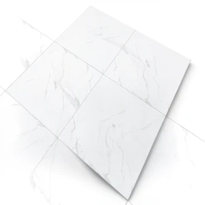 Floor Porcelain Tiles 80x80 cm, White Color, Pollone Model