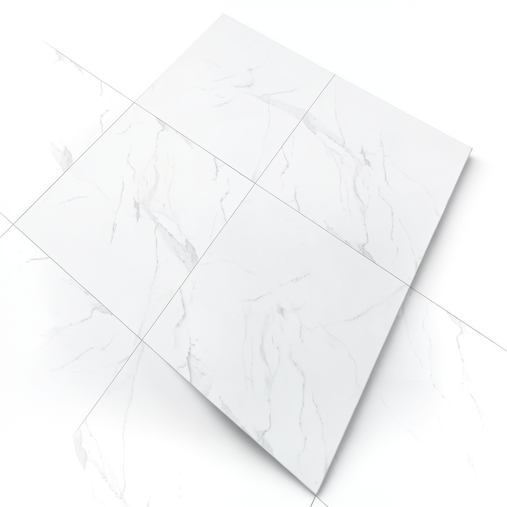 بلاط ارضيات بورسلان مقاس 80 ×80 سم، لون ابيض، موديل Pollone