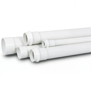 UPVC Pipe SDR 41 125 mm OD Thickness 3.8 mm White