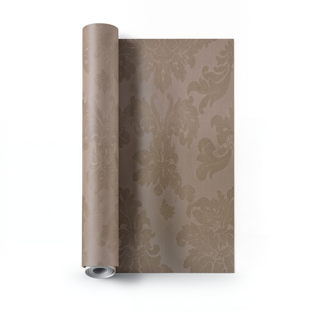 Classic Wallpaper 10m Length, 0.73m Width, Brown Color, Model 275002