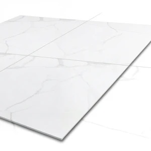 Porcelain Floors 60x120x0.87 cm, White Color, Pallid Model