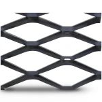 Hot Rolled Black Steel Expanded Metal Mesh Bahri 1.5 mm Thickness 2.44 m Width 6 m Length