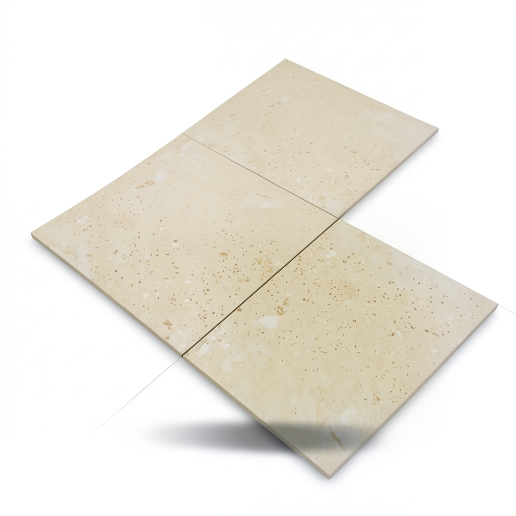 بلاط ارضيات بورسلان ابعاد 80 ×80 سم، لون بيج، موديل Udino