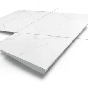 أرضيات بورسلان 60×120×0.87 سم، لون أبيض، موديل Pallid