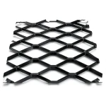 Hot Rolled Black Steel Expanded Metal Mesh Bahri 1.2 mm Thickness 2.44 m Width 7 m Length
