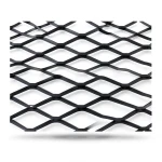 Hot Rolled Black Steel Expanded Metal Mesh 1.4 mm Thickness 2.44 m Width 7 m Length