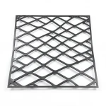 Hot Rolled Black Steel Expanded Metal Mesh Thickness 2.3 mm Width 2.44 M Length 4 M