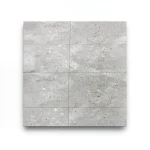 بلاط ارضيات بورسلان مقاس 80 ×80 سم، لون رمادي، موديل Udino