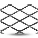 Hot Rolled Black Steel Expanded Metal Mesh Thickness 2.3 mm Width 2.44 m Length 5 m