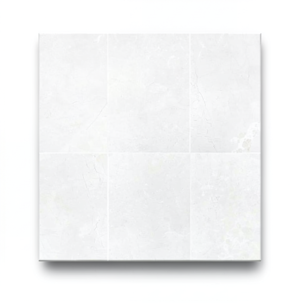 Porcelain Flooring 60x120x0.87 cm, White Color, Nofal Model