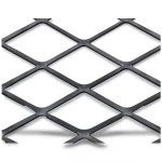 Hot Rolled Black Steel Expanded Metal Mesh Thickness 2.3 mm Width 2.44 m Length 7 m
