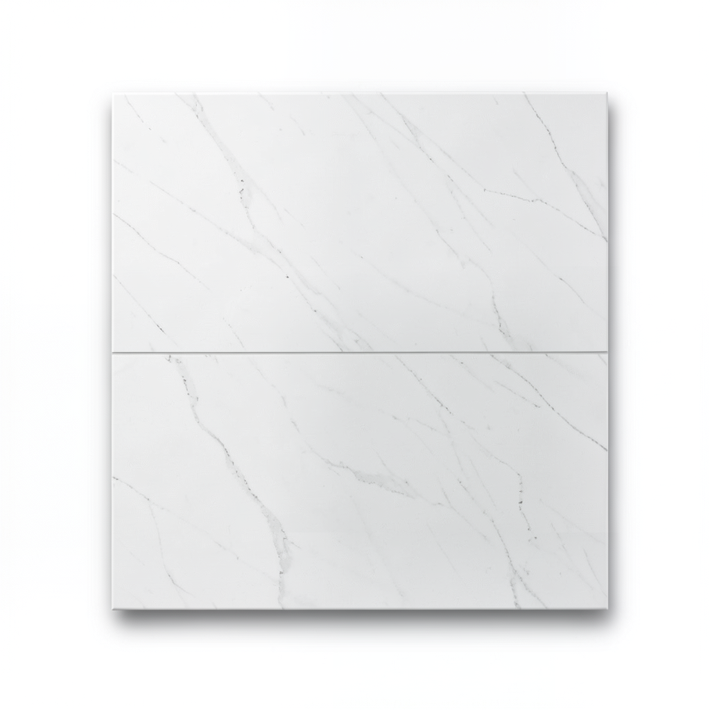 بلاط ارضيات بورسلان مقاس 80 ×80 سم، لون ابيض، موديل ستاتاريو