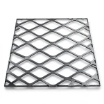 Hot Rolled Black Steel Expanded Metal Mesh Thickness 2 mm Width 2.44 M Length 6 meter