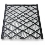 Hot Rolled Black Steel Expanded Metal Mesh Thickness 2 mm Width 2.44 M Length 7 M