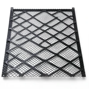 Hot Rolled Black Steel Expanded Metal Mesh Thickness 2 mm Width 2.44 M Length 7 M