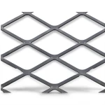 Hot Rolled Black Steel Expanded Metal Mesh Thickness 2.8 mm Width 2.44 m Length 2 m