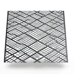 Hot Rolled Black Steel Expanded Metal Mesh Thickness 2.3 mm Width 2.44 M Length 4 M
