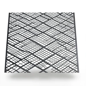 Hot Rolled Black Steel Expanded Metal Mesh Thickness 2.3 mm Width 2.44 M Length 4 M