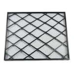 Hot Rolled Black Steel Expanded Metal Mesh Thickness 2.3 mm Width 2.44 m Length 2 m