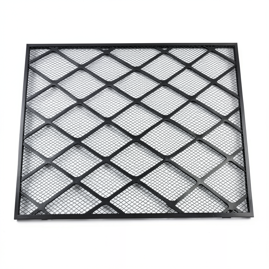 Hot Rolled Black Steel Expanded Metal Mesh Thickness 2.3 mm Width 2.44 m Length 2 m