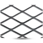 Hot Rolled Black Steel Expanded Metal Mesh Thickness 2.3 mm Width 2.44 m Length 5 m