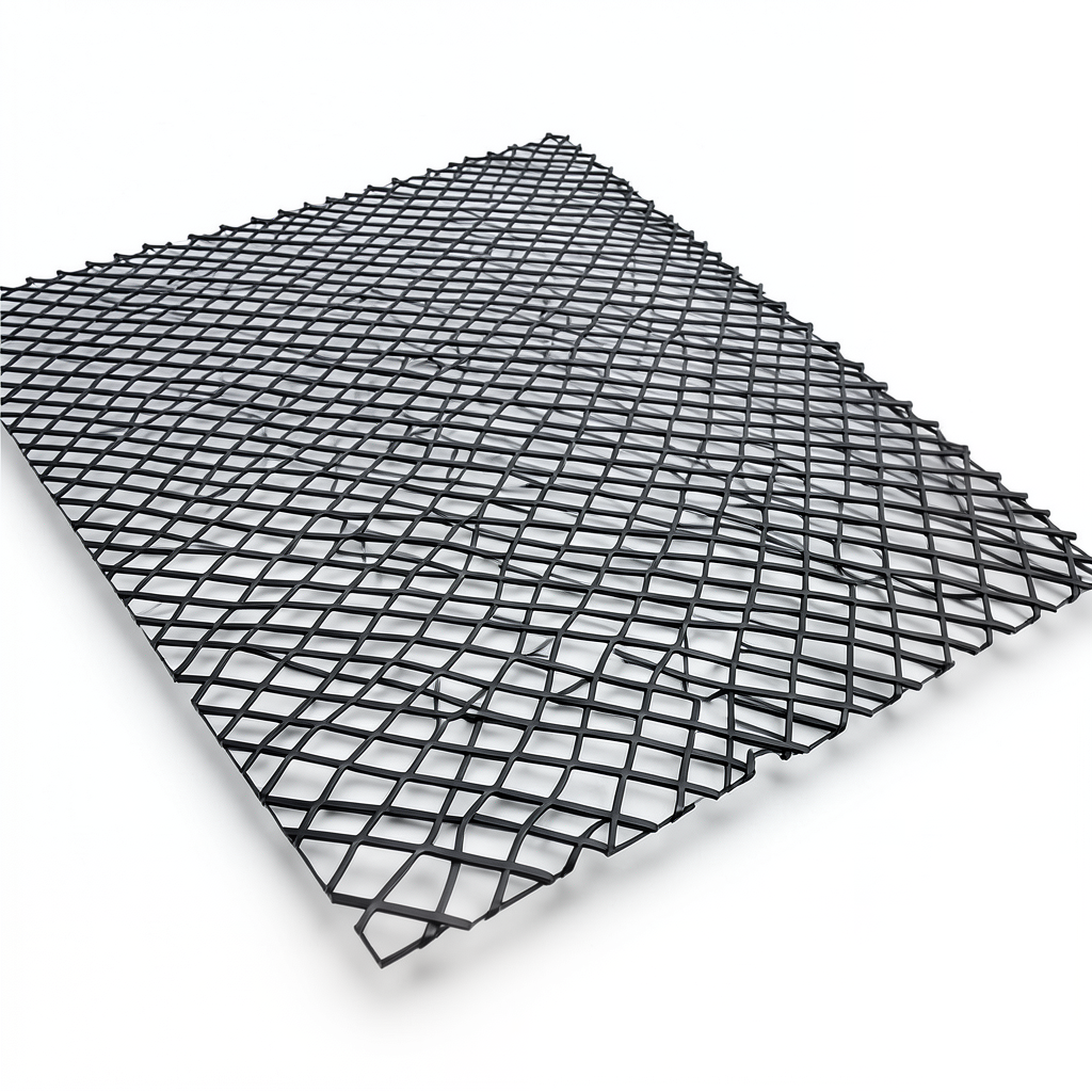 Hot Rolled Black Steel Expanded Metal Mesh Thickness 2.3 mm Width 2.44 m Length 7 m