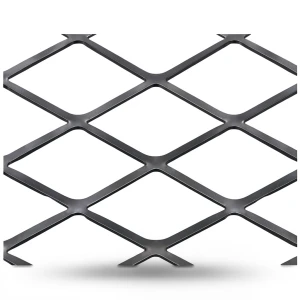 Hot Rolled Black Steel Expanded Metal Mesh Thickness 2.7 mm Width 2.44 m Length 4 m