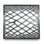 Hot Rolled Black Steel Expanded Metal Mesh Thickness 2.7 mm Width 2.44 m Length 7 m