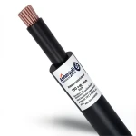 سلك نحاس مجدول 150 مم2، 450/750 فولت، عزل PVC 70°C، لون اسود | شركة كابلات الشرقية للصناعة
