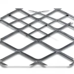 Hot Rolled Black Steel Expanded Metal Mesh Thickness 2.8 mm Width 2.44 m Length 2 m
