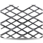 Hot Rolled Black Steel Expanded Metal Mesh Thickness 2.8 mm Width 2.44 m Length 2 m