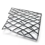 Hot Rolled Black Steel Expanded Metal Mesh Thickness 2.8 mm Width 2.44 M Length 3 M