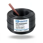 95mm2 Stranded Copper Electric Wire, 450/750V, PVC 70°C Insulation, Black | Asharqiyah Cables Company for Industry