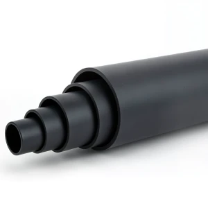 أنابيب HDPE ضغط 12.5 بار PE 80 قطر خارجي 225 مم SDR 9 لون أسود