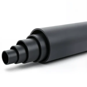 مواسير HDPE ضغط 10 بار PE 80 قطر خارجي 400 مم SDR 11 لون اسود