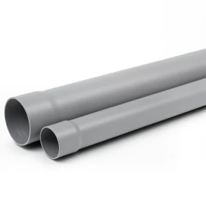 UPVC Pipe for Sewerage Systems Nominal Pressure 8 Bar Outside Diameter 40 mm Thickness 1.6 mm Gray Color