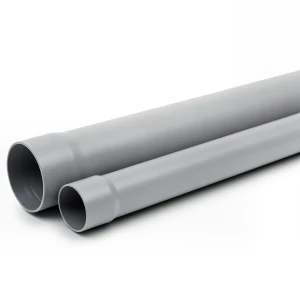 أنابيب UPVC لأنظمة الصرف الصحي ضغط 8 بار قطر خارجي 63 mm سماكة 2.5 mm لون رمادي