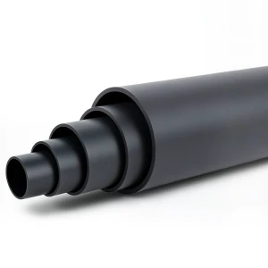 HDPE Plastic Pipe 15.3 Bar Working Pressure PE 80, Outer Diameter 315 mm SDR 7.4 Black
