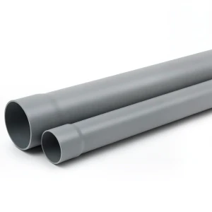 أنابيب UPVC لأنظمة الصرف الصحي ضغط 8 بار قطر خارجي 63 mm سماكة 2.5 mm لون رمادي