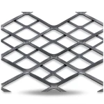 Hot Rolled (Black) Steel Expanded Metal Mesh Thickness 2.8 mm Width 2.44 M Length 5 meter