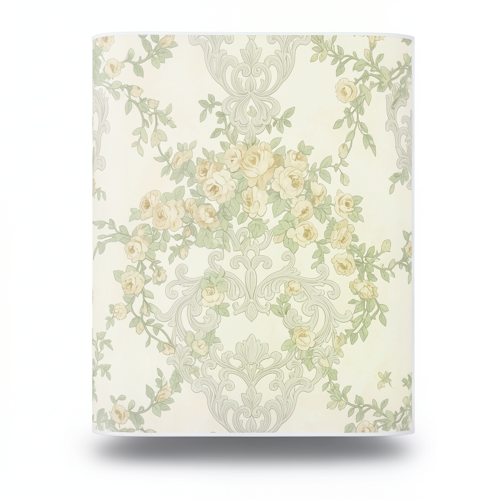 Classic Wallpaper 10m Length, 0.73m Width, Creamy Color, Model 57129