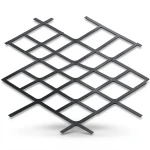 Hot Rolled Black Steel Expanded Metal Mesh Thickness 3 mm Width 2.44 M Length 3 m