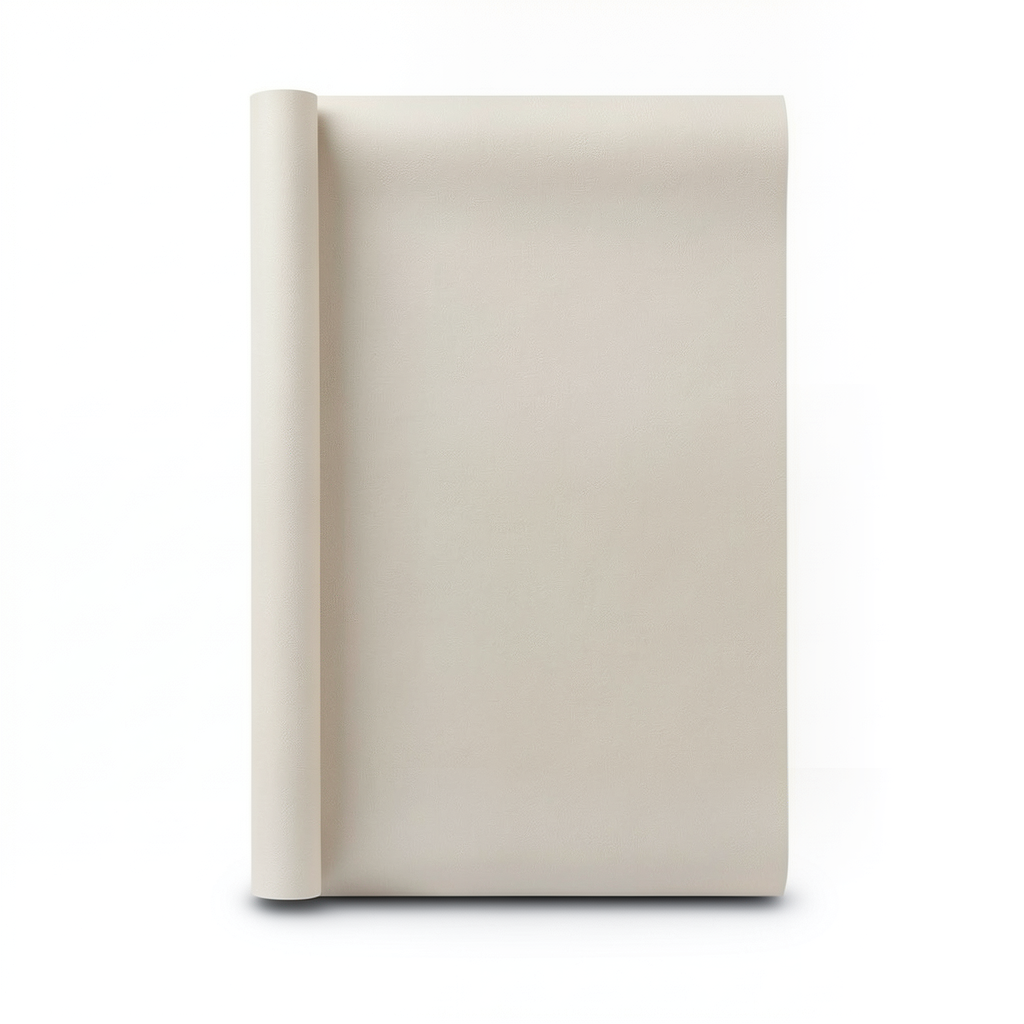 Plain Wall Covering Beige Color 0.53m x 10m, Model 17383