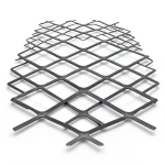 Hot Rolled Black Steel Expanded Metal Mesh Thickness 3 mm Width 2.44 m Length 5 m