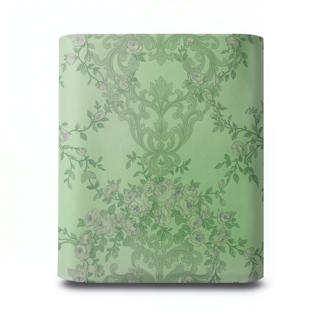Classic Wallpaper Length 10m, Width 0.73m, Green Color