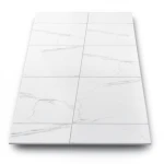 بلاط أرضيات بورسلين 80×160×0.9 سم، أبيض، موديل Ray