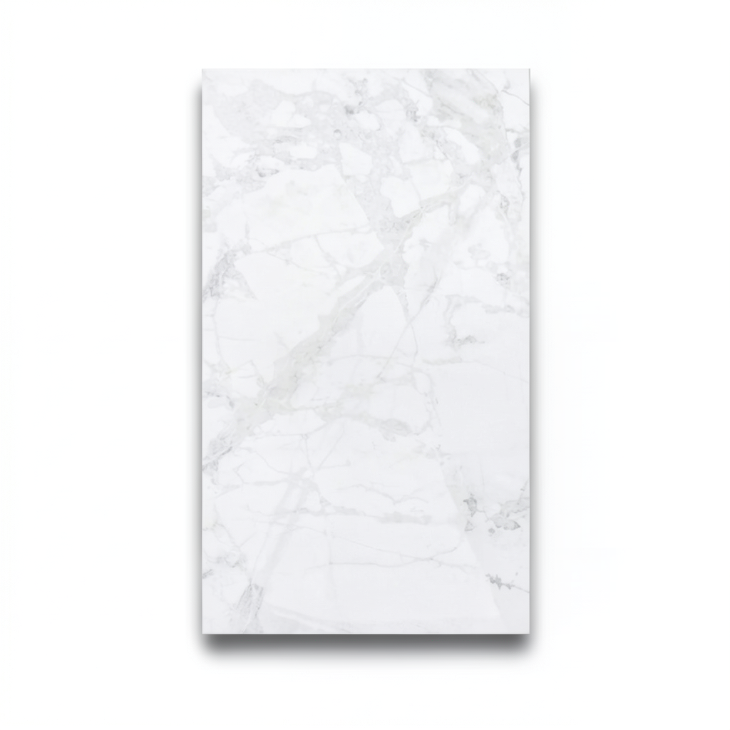 ارضيات بورسلان اماراتي 0.6×120×260 سم ابيض، موديل Luce