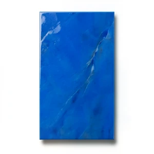 Glossy Porcelain Tiles Size 120x60 cm, Blue Color, Bahia Model